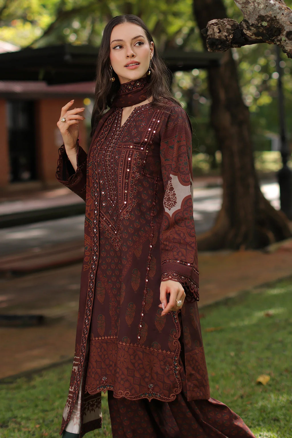 Aniiq by Charizma | Unstitched Embroidered Linen Vol-II Collection'26 (ANW7-13)