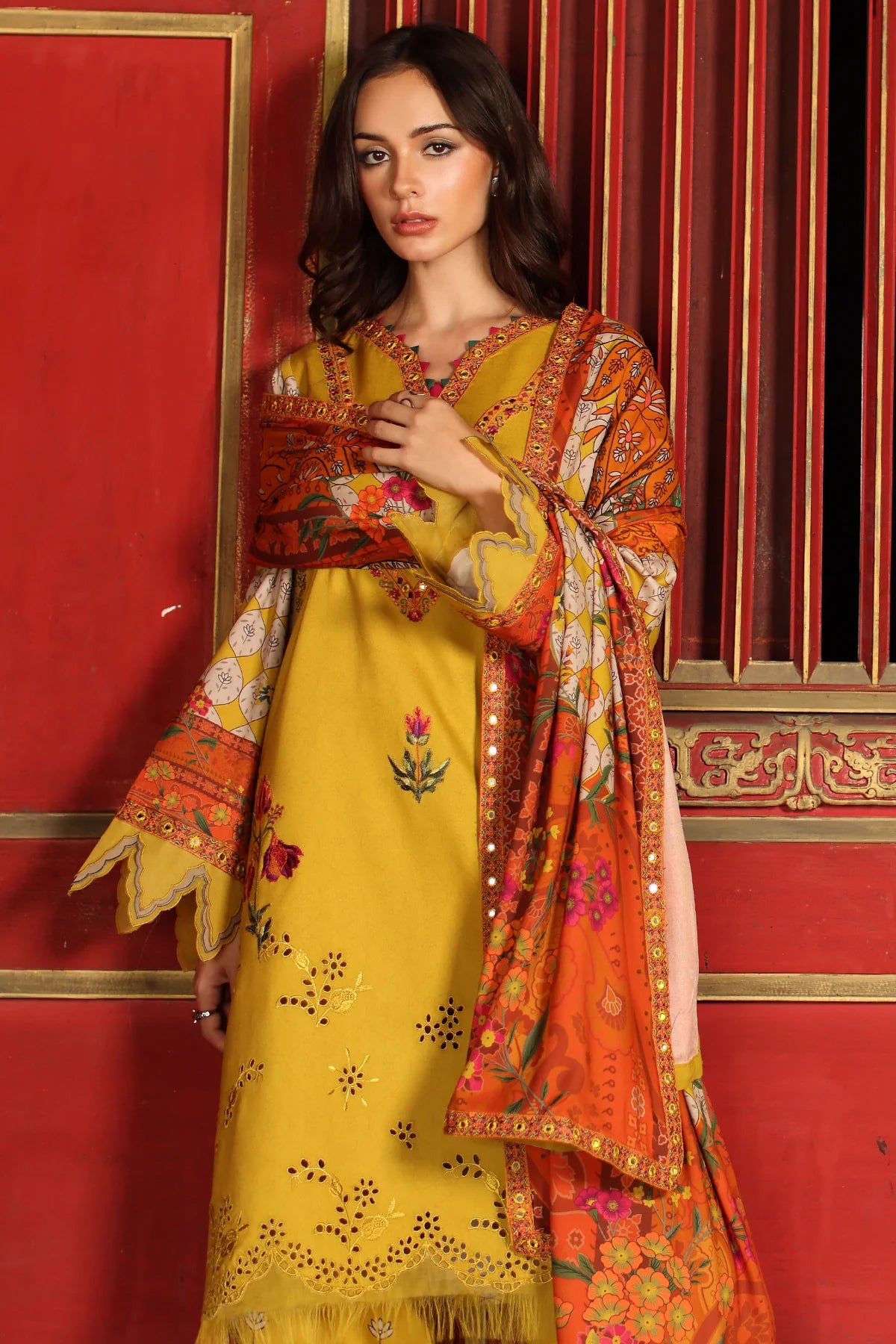 Combination by Charizma | Unstitched Embroidered Linen Collection - 2026 (CCW7-03)
