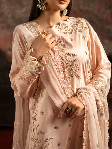 Zarqon by Zebtan | Unstitched Luxury Essential Collection - 2025 ZQ-08