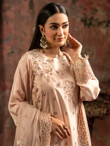 Zarqon by Zebtan | Unstitched Luxury Essential Collection - 2025 ZQ-08