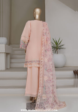 Sadabahar Mahpara Stitched Embroidered Organza Collection - 2025 Vol-17 PINK