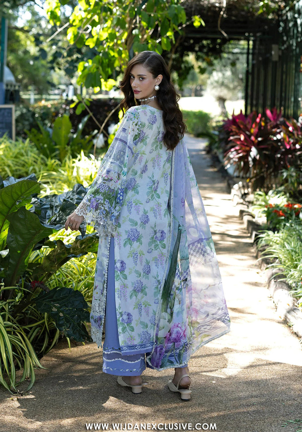Elaf Signature Unstitched Printed Embroidered Lawn Collection - 2026 ESA-6A MOONLIT PETALS