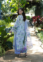 Elaf Signature Unstitched Printed Embroidered Lawn Collection - 2026 ESA-6A MOONLIT PETALS