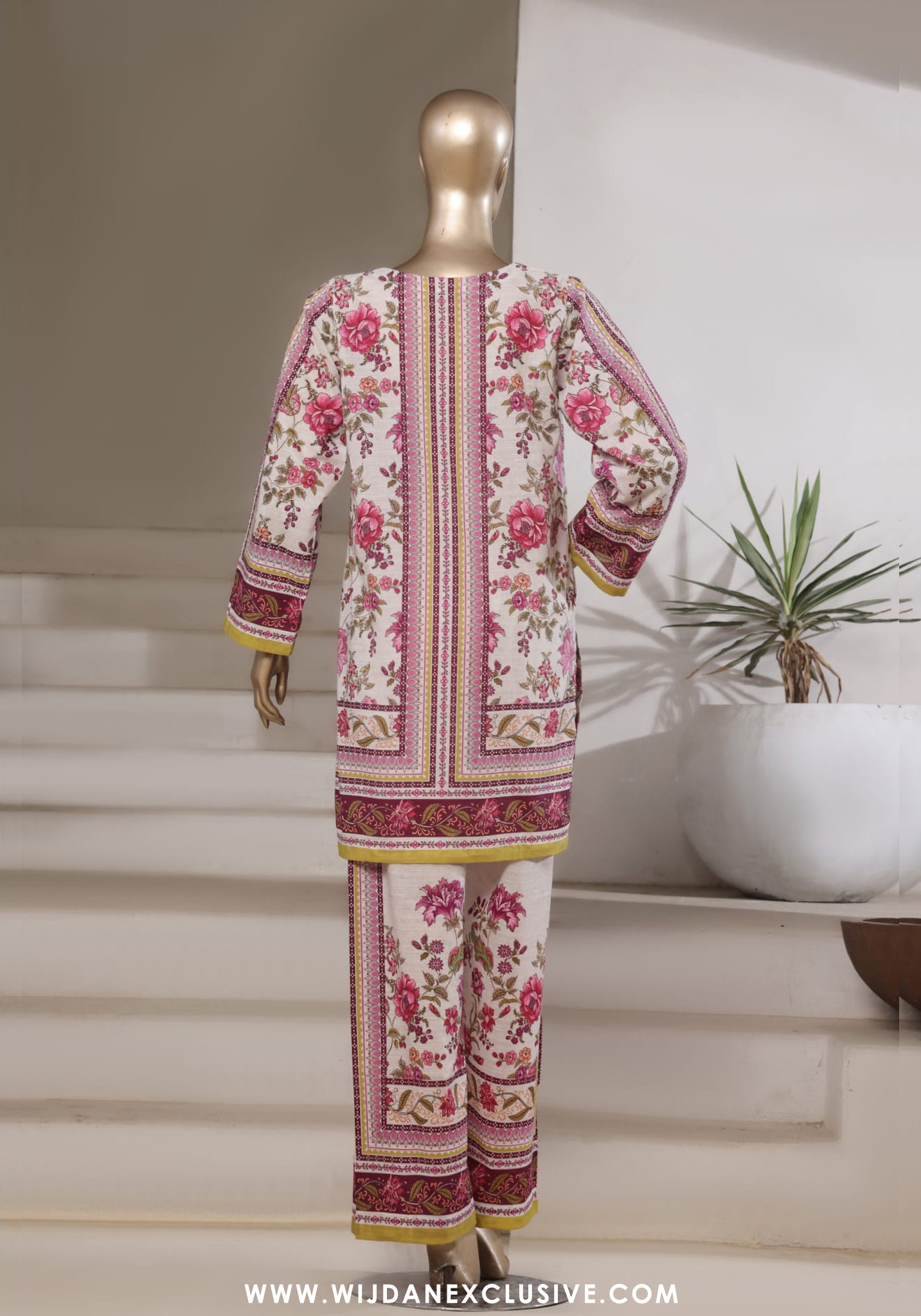 Sadabahar Stitched 2PC Printed Bana Dora Collection - 2025 Pink