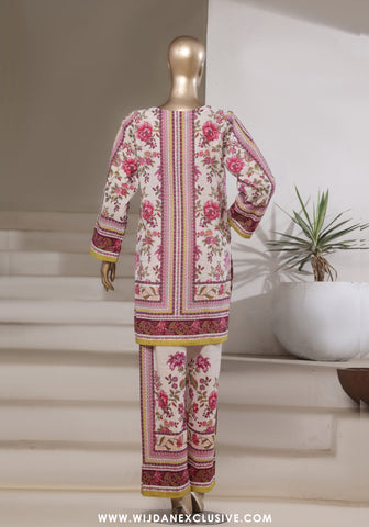 Sadabahar Stitched 2PC Printed Bana Dora Collection - 2025 Pink