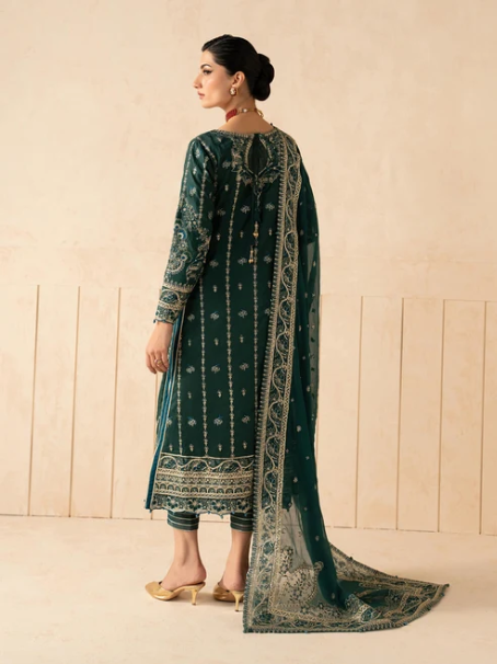 Syleena by Gulaal | Unstitched Embroidered Raw Silk Formal Collection'26 (ZUMARA)