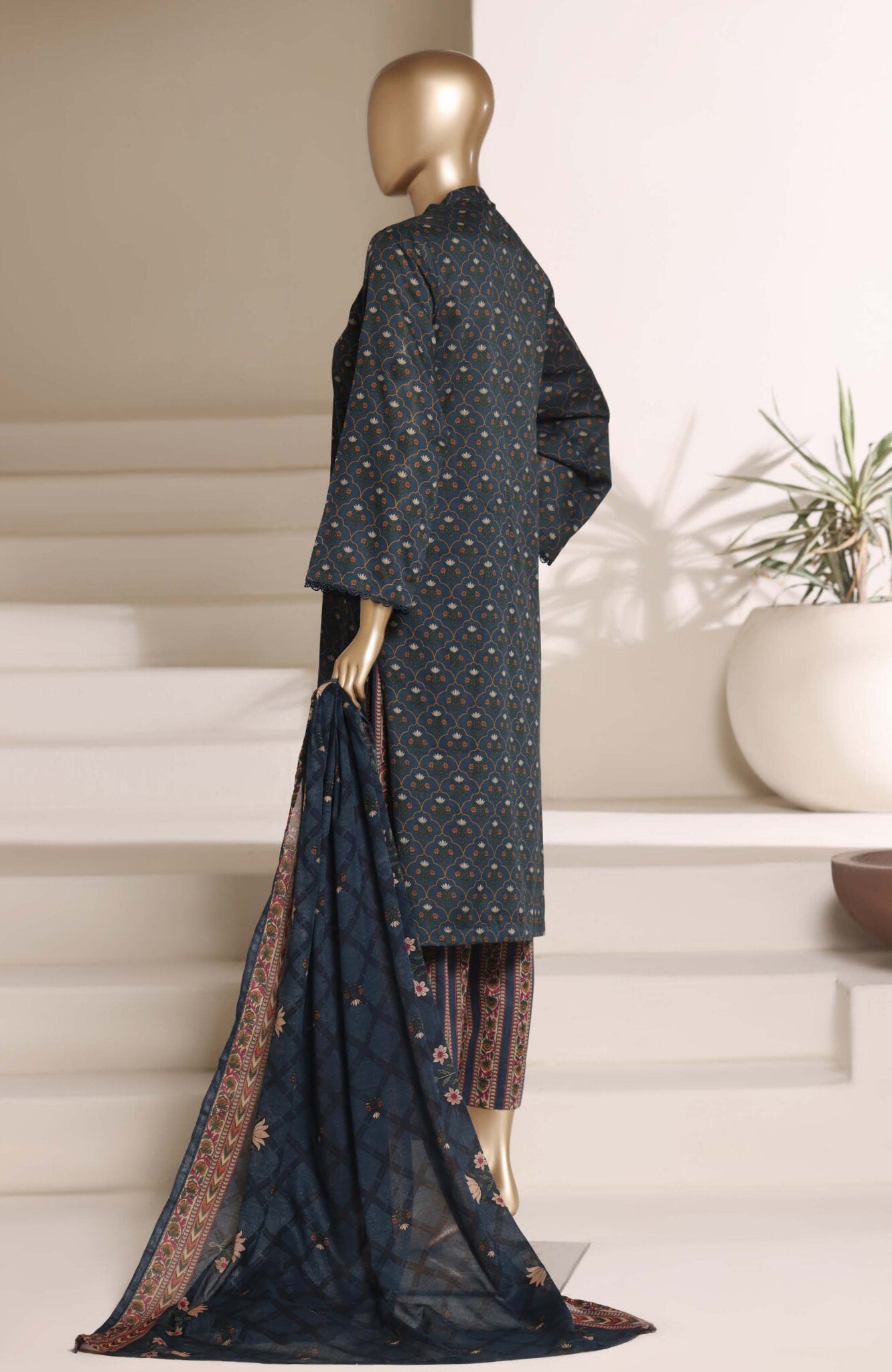 Sadabahar Stitched Printed Lawn Vol-06 Collection - 2026 (D-04)