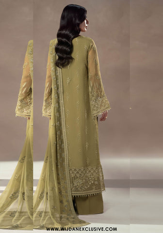 Afsanah by Lamisah | Unstitched Luxury Chiffon Formal Collection - 2025 (SAGE EMPRESS)