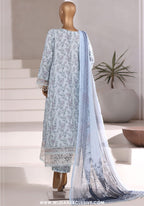 Sadabahar Stitched Festive Embroidered Viscose Collection - 2025 (SKY BLUE)
