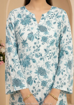 Travel Time by Amna Khadija | 2pc Stitched Printed Lawn Collection - 2026 (D-04)