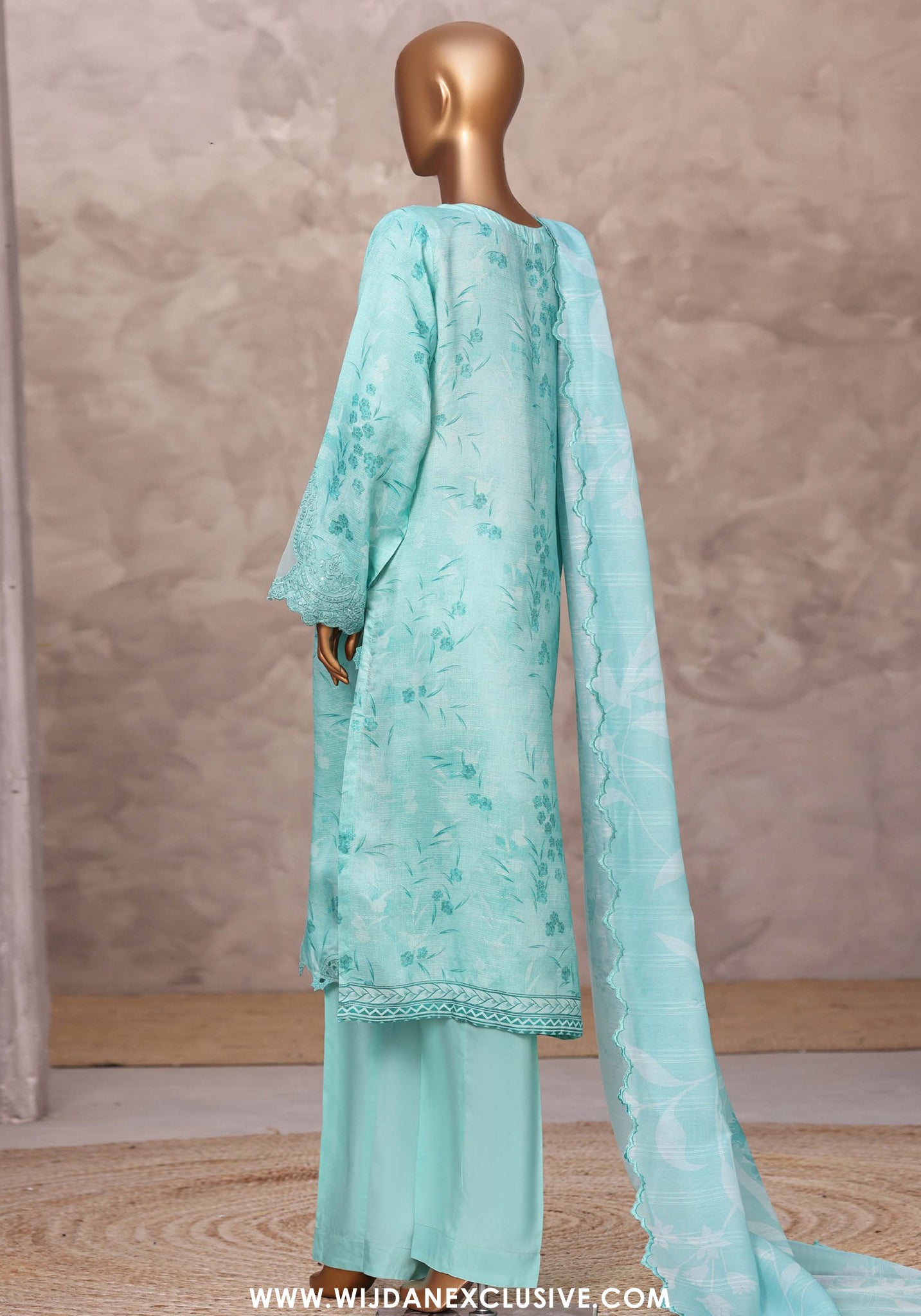 HZ Festive Hues Stitched Fancy Silk Collection - 2026 (D-02)