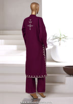 Sadabahar Vybe Stitched 2PC Co-Ords Winter Collection - 2025 (PURPLE)