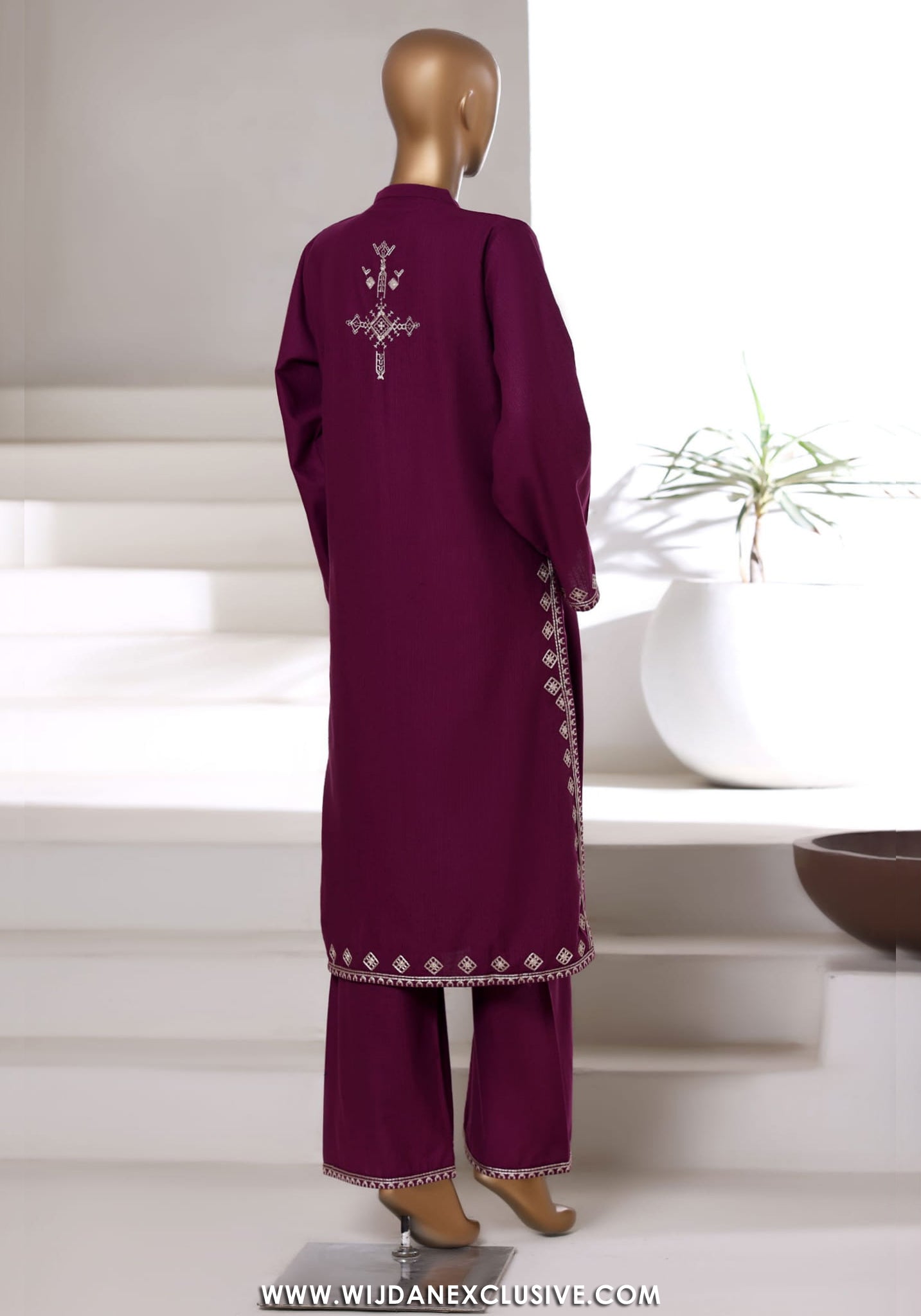 Sadabahar Vybe Stitched 2PC Co-Ords Winter Collection - 2025 (PURPLE)