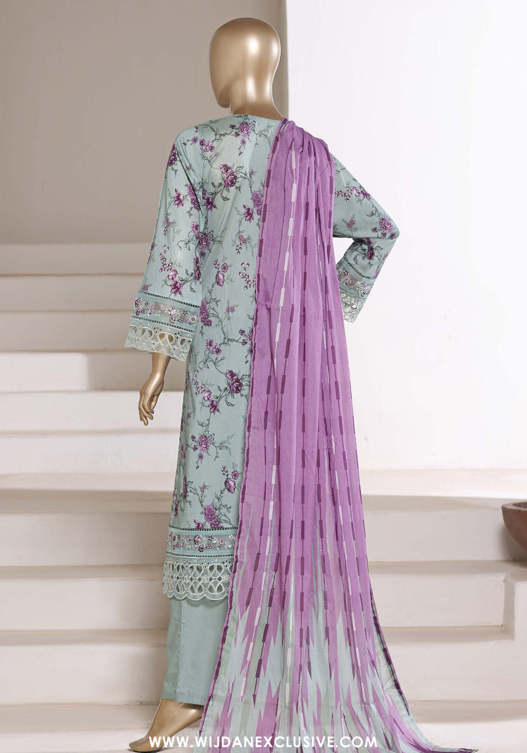 Sadabahar Stitched Embroidered Festive Lawn Vol-02 Collection - 2026 (D-04)