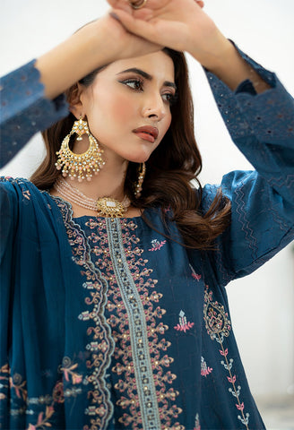 Gulkari by Wijdan | Unstitched Embroidered Cotton Chikankari Collection - 2025 (GULNAAZ)