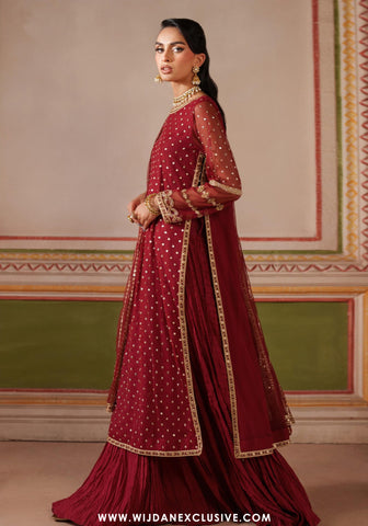 Falesia Unstitched Hand Embellished Formals - 2025 by Zarif HF-01 MUHAAG