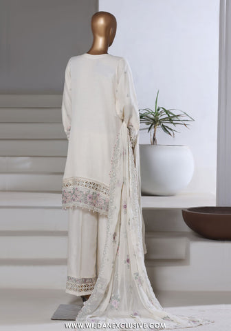 Afsanay by Sadabahar | Stitched Luxury Chiffon Vol-15 Collection - 2025 (CREAM)