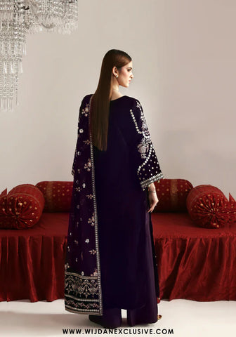 Zarposh by Emaan Adeel | Unstitched Velvet Collection - 2025 (DILNAR)