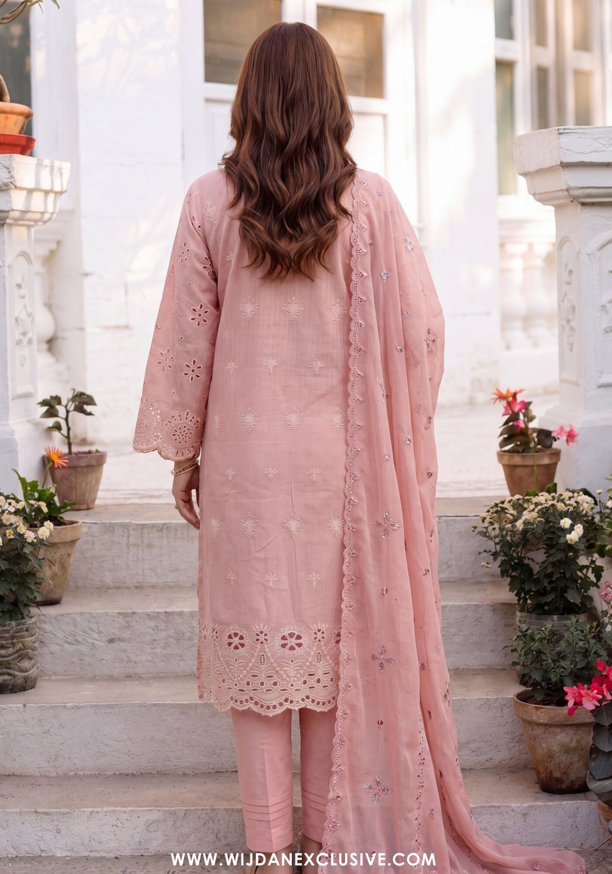 Kavya Gold by Wijdan | Unstitched Cotton Embroidered Collection - 2026 (D-04)