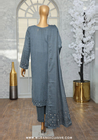HZ Valencia Unstitched Embroidered Jacquard Vol-II Winter Collection - 2025 VJE-16