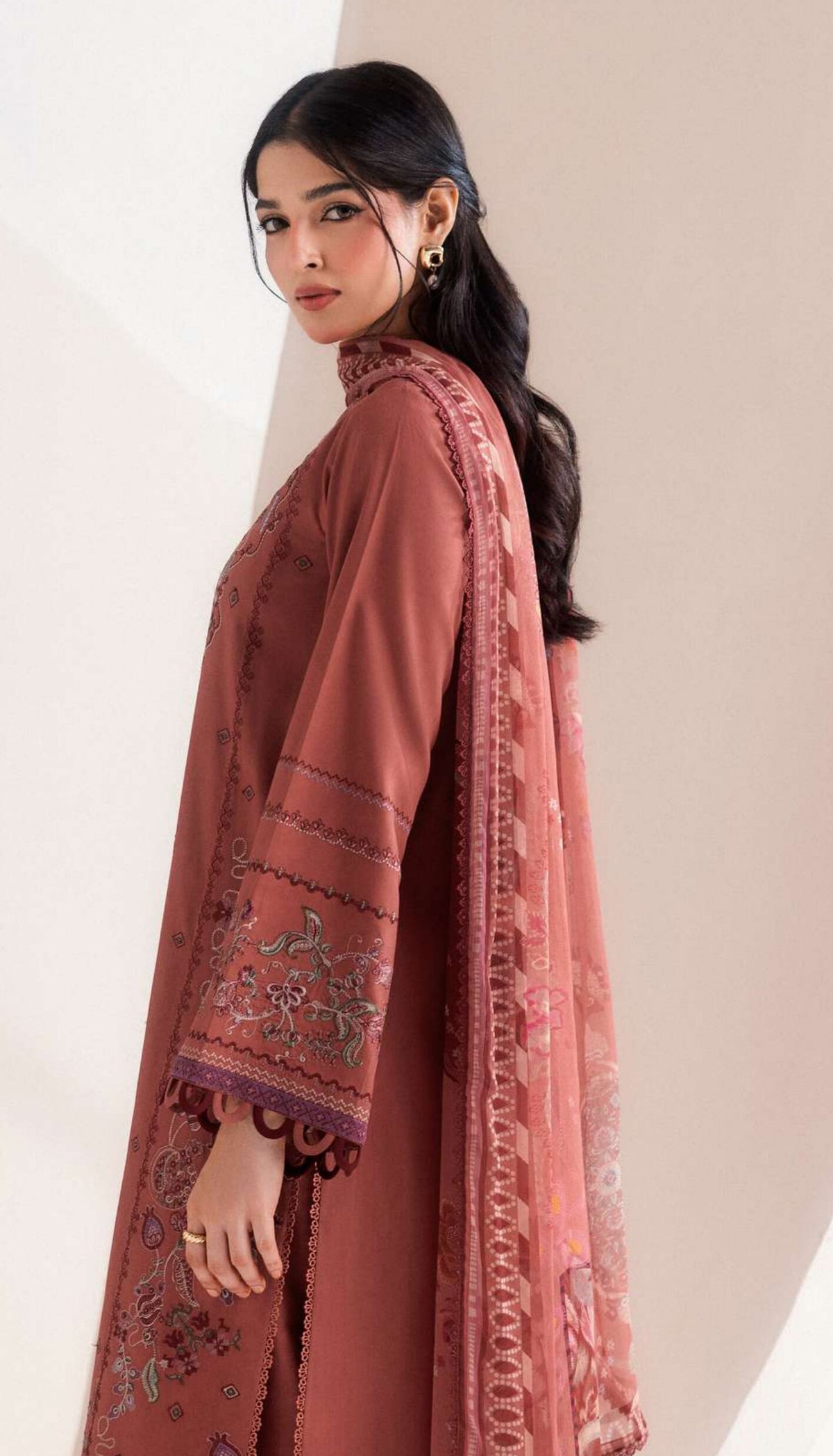 Zync by Florent | Unstitched Intermix Embroidered Viscose Collection'26 (D-04)