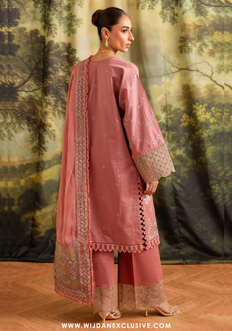Marjjan Guzel Unstitched Embroidered Lawn Collection - 2025 SMC-207 (Pink)