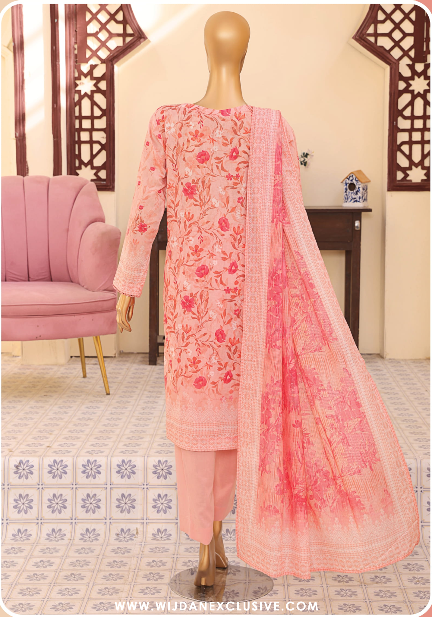 Mehak Embroidered Printed Lawn Vol-02 Collection by HZ Textile MEC-501