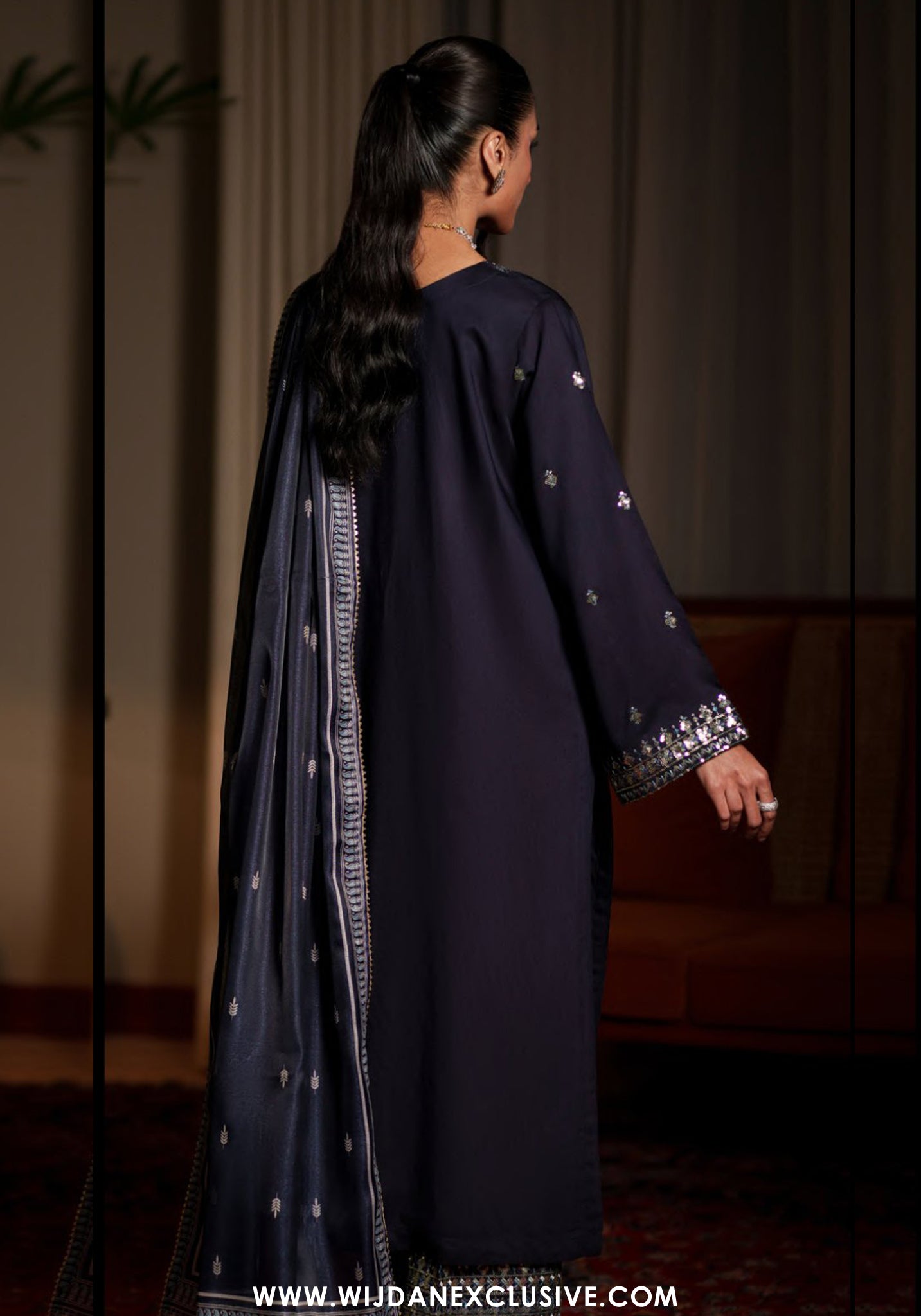 Eala by Casual Lite| Stitched Silk Collection -  2026 (NOCTURNE)