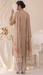 Neesha by Amna Khadija | Stitched 3pc Embroidered Collection - 2026 (D-04)