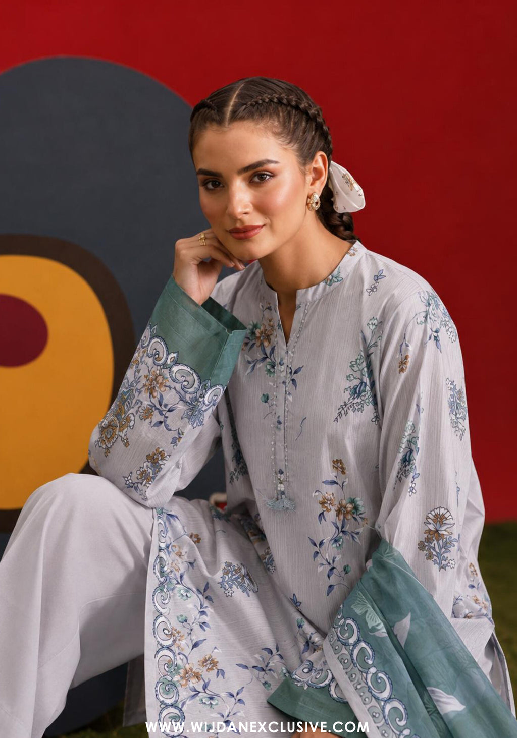 Sadabahar Stitched Printed Lawn Vol-14 Collection – 2026 (D-04)