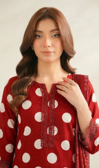M Dots by Mahay | Unstitched Airjet Lawn Vol-02 Collection - 2026 (D-04)