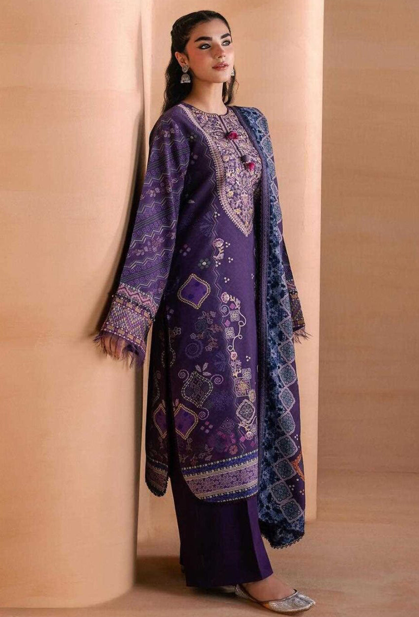 One Nation by Florent | Unstitched Printed & Embroidered Viscose Collection'26 (NISA)