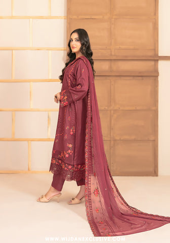 Tawakkal Mahani Semi-Stitched Fancy Embroidered Collection - 2025 D-4317
