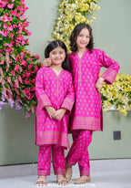 Aloo Meeru Hammi by Amna Khadia | Stitched Kids 2pc Cotton Eid Collection - 2026 (D-07)