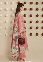 Iris by Jazmin | Unstitched Embroidered Luxury Lawn Collection - 2026 (D-04)