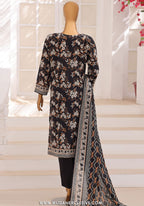 HZ Unstitched Platinum Floral Printed Lawn Collection - 2026 (D-04)