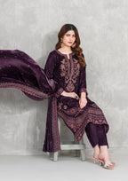 Sincera by Tawakkal | Unstitched Fancy Embroidered Velvet Collection - 2026 (D-5708)