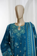 Bin Saeed Stitched 3pc Luxury Embroidered Jacquard Collection - 2026 (D-04)