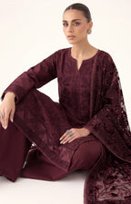Saffron by Wijdan | Unstitched Embroidered Luxury Palachi Collection'26 (D-2544)