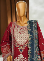 Bin Saeed Stitched Luxury Embroidered 3pc Vol-II Collection - 2026 (D-04)