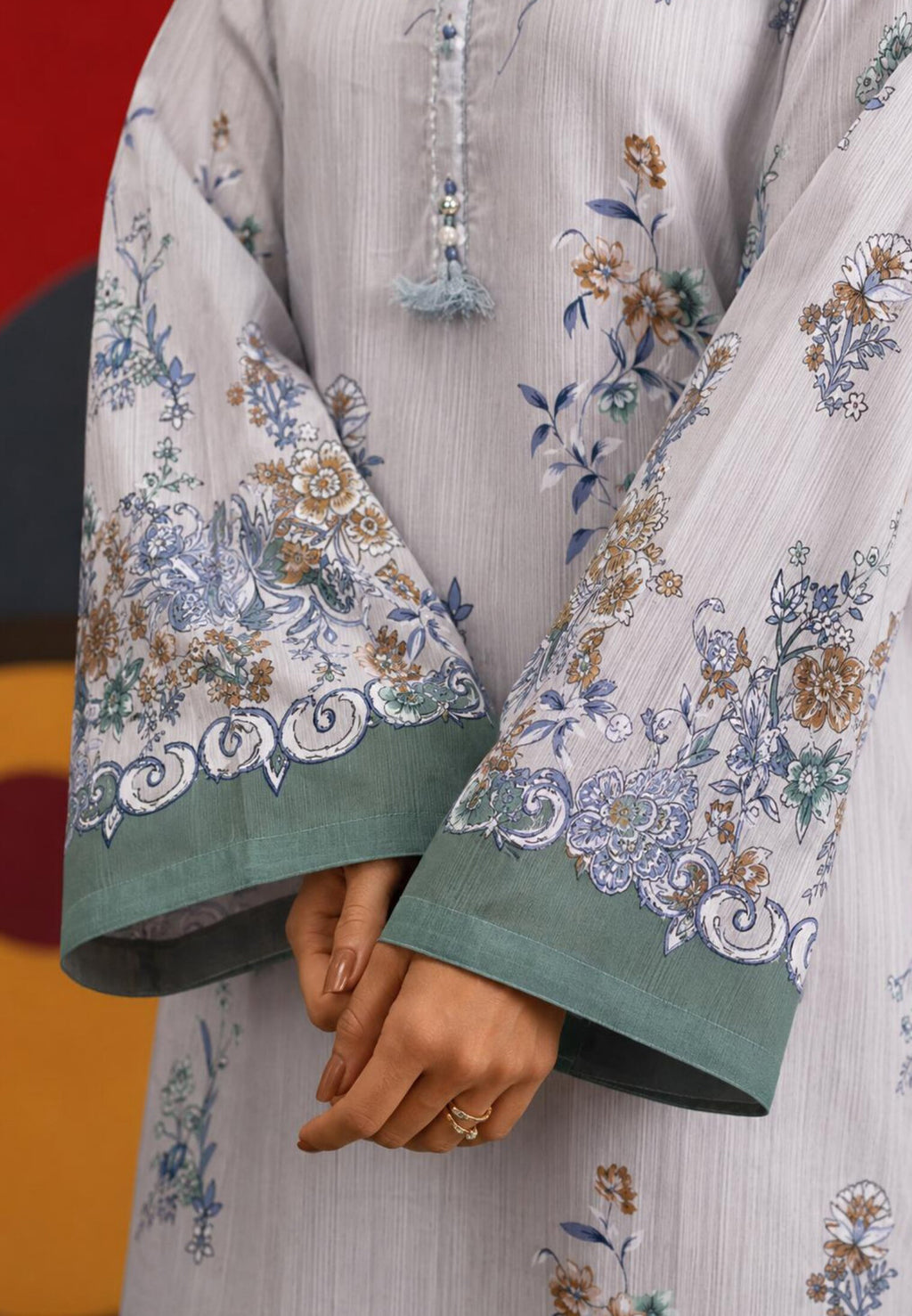 Sadabahar Stitched Printed Lawn Vol-14 Collection – 2026 (D-04)