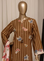 Sadabahar Stitched Printed Khaddar Collection - 2026 (D-04)