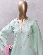 Eclair by Sadabahar | Stitched 3pc Embroidered Lawn Vol-03 Collection - 2026 (D-04)