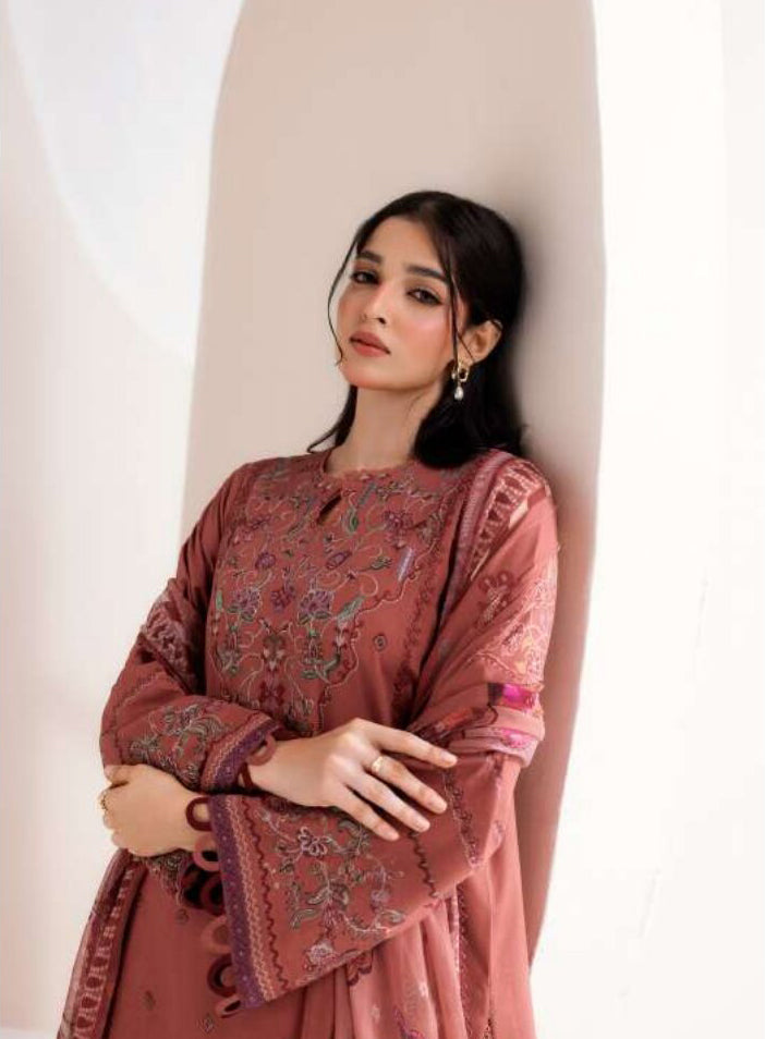 Zync by Florent | Unstitched Intermix Embroidered Viscose Collection'26 (D-04)