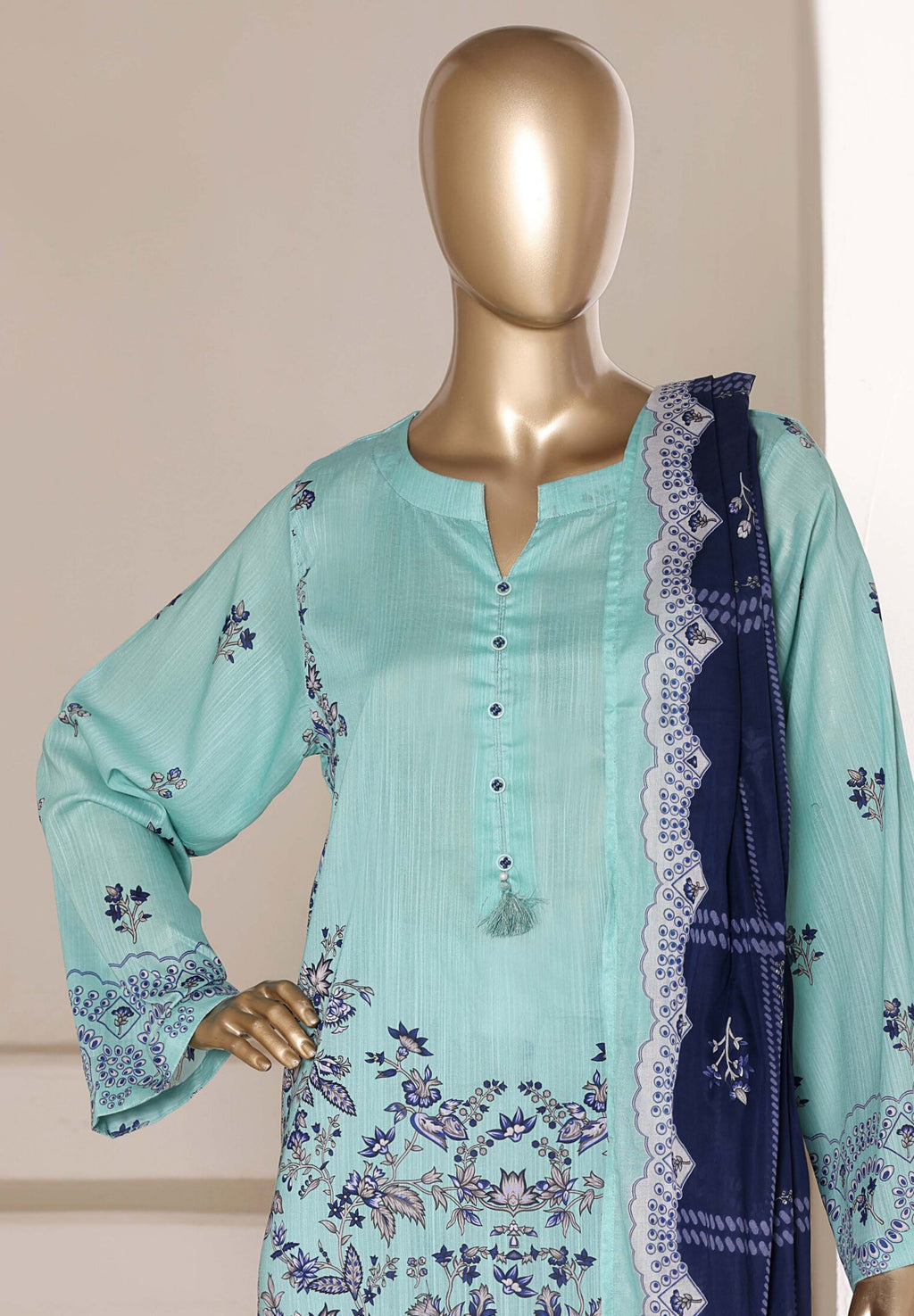 Sadabahar Stitched Printed Lawn Vol-07 Collection - 2026 (D-04)