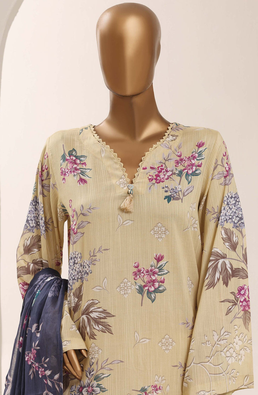 Sadabahar Stitched Printed Lawn Vol-12 Collection – 2026 (D-04)