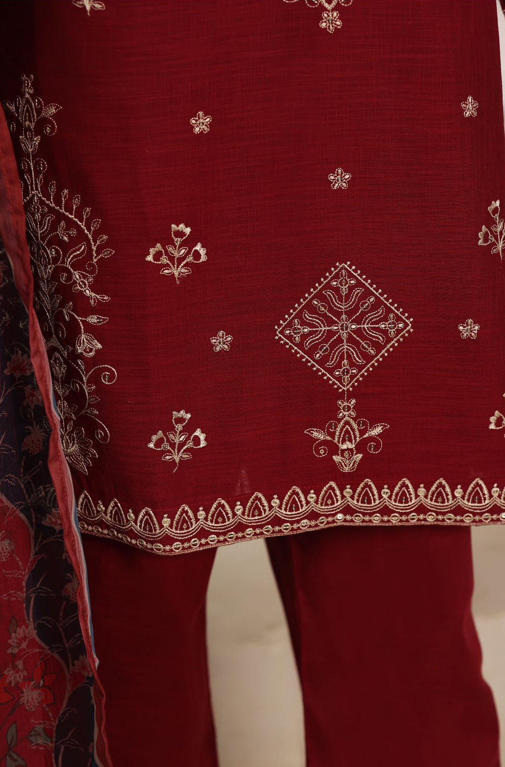 Sadabahar Stitched 3PC Festive Embroidered Cotton Co-Ords Collection - 2026 SB26FEC-04