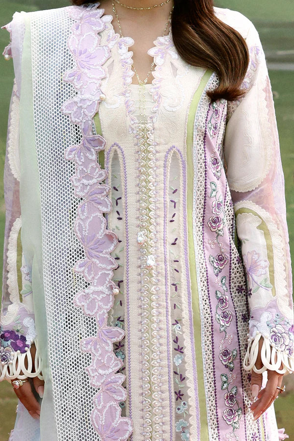 Afrozeh Unstitched Luxury Embroidered A-Lawn Edit'26 (MIREN)