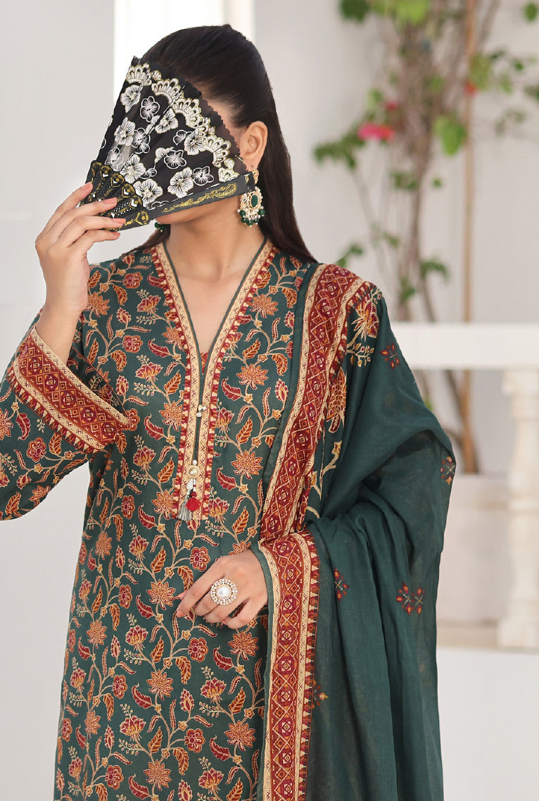 Maya by Aizal | Stitched Digital Printed Lawn Vol-03 Collection - 2026 (D-04)