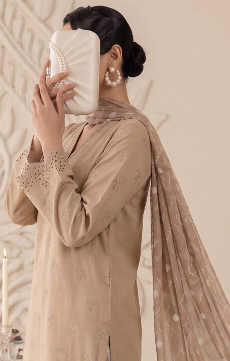 Neesha by Amna Khadija | Stitched 3pc Embroidered Collection - 2026 (D-04)